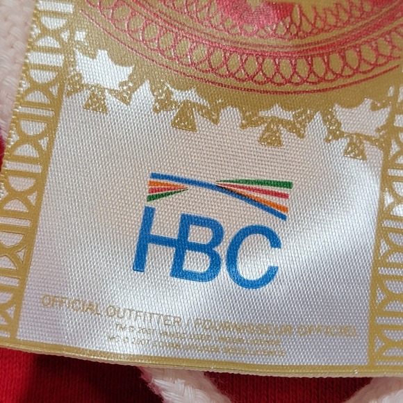 Mens Medium Canadian Olympic Team Red Hoodie Sweatshirt 2006 2008‎ Canada HBC - Picture 5 of 9